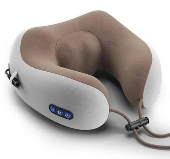 Масажер подушка U-Shaped Massage Pillow SHAKE для шиї та плечей