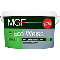 Краска интерьерная MGF Eco Weiss 2.5л/3.5кг