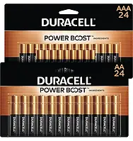 Лужні батарейки Duracell AA + ААА MN1500 24 +24 шт