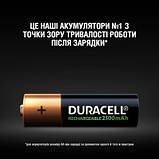 Батарейки акумулятор Duracell Rechargeable DX1500 Ni-MH AA 2500 mAh BL 4шт (Оригінал), фото 4