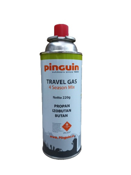 Газовий балон Pinguin Cartridge цанговий 220g