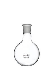 Колба плоскодонна 500 мл зі шліфом 29/32, Boro 3.3