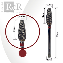 Фреза твердосплавна RichcoloR Кукурудза, червона