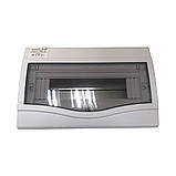 Коробка накладна під 9-12 автоматів зовнішня з індикатором LMA119 H18 LEMANSO, фото 2