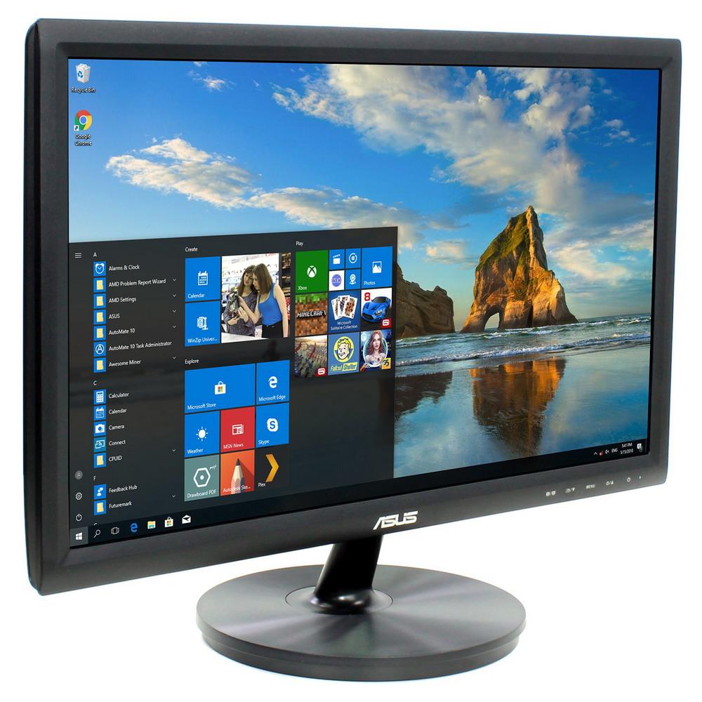Монітор сенсорний 20" 1600*900 TN Asus VT207N LED VGA DVI чорний бв з кабелями