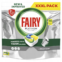 Средство Fairy Platinum All in One 100 капсул для посудомоечных машин