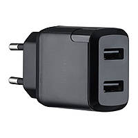 Сетевое зарядное устройство Hoco N7 Speedy dual port charger (EU) Black