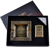 Подарочный набор зажигалка/ пепельница "Jack Daniel's"