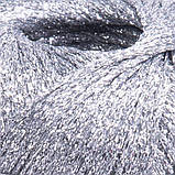 YarnArt SPARKLE (Ярнарт Спаркл) №1300 сріблястий (Пряжа металізований поліестер, нитки для в'язання), фото 2