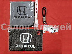Подарунковий набір для Honda No1 (брелок, мікрофібра, силіконовий килимок)