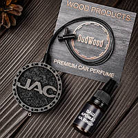 Ароматизатор в машину OudWood из дерева с логотипом JAC L'eau Par Pour Homme