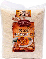 Рис World's Rice, Basmati, 5кг, Басматі, довгозернистий