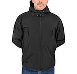 Чоловіча куртка тактична Warrior Wear JA-24 з капюшоном Чорна S (3_03706), фото 5