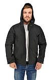 Чоловіча куртка тактична Warrior Wear JA-24 з капюшоном Чорна S (3_03706), фото 10