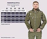 Чоловіча куртка тактична Warrior Wear JA-24 з капюшоном Оливка M (3_03702), фото 3