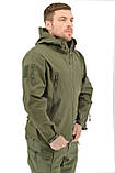 Чоловіча куртка тактична Warrior Wear JA-24 з капюшоном Оливка M (3_03702), фото 9