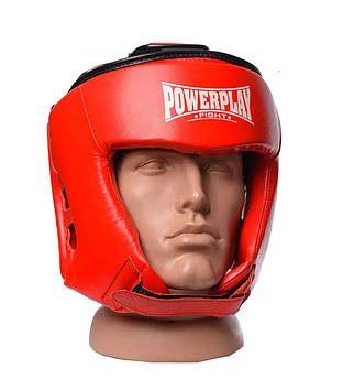 Боксерський шолом турнірний PowerPlay 3049 Червоний S