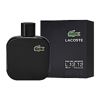 Духи Lacoste L.12.12 Noir Туалетная вода 100 ml (Духи Мужские Лакоста Черные)