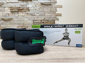 Обважнювачі-манжети для ніг та рук PowerPlay 4335 Wrist/Ankle Weights (2*2 кг) (пара)