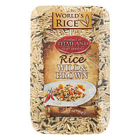 Суміш рису World's Rice Дикий+Натурал 500 г