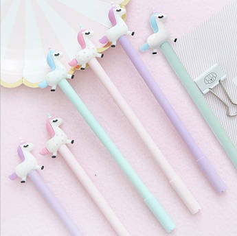 Набір ручок гелевих Bookopt 0.5 мм BP5038 Unicorn (6шт)