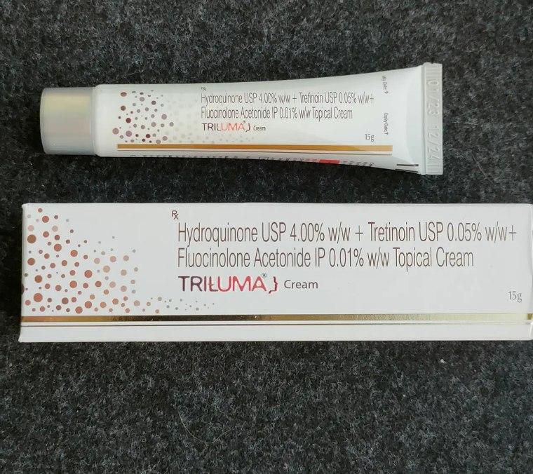 Потужний відбілювальний крем TriLuma від пігментації, термін придатності до 03.2025