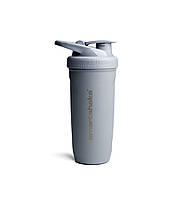 Шейкер спортивний SmartShake металевий Reforce Stainless Steel 30oz/900ml Gray (Original)