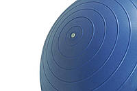 М'яч для фітнесу (фітбол) напівмасажний PowerPlay 4003 Ø65 cm Gymball Синій + помпа