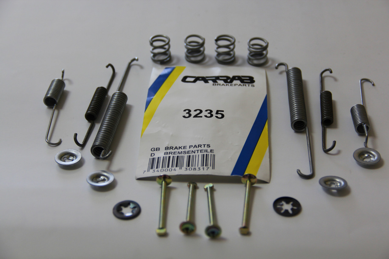 Ремкомплект задніх гальмівних колодок WP (Carrab) 3235 для Renault Laguna 94-96, крос-код за Quick Brake 736, фото 1