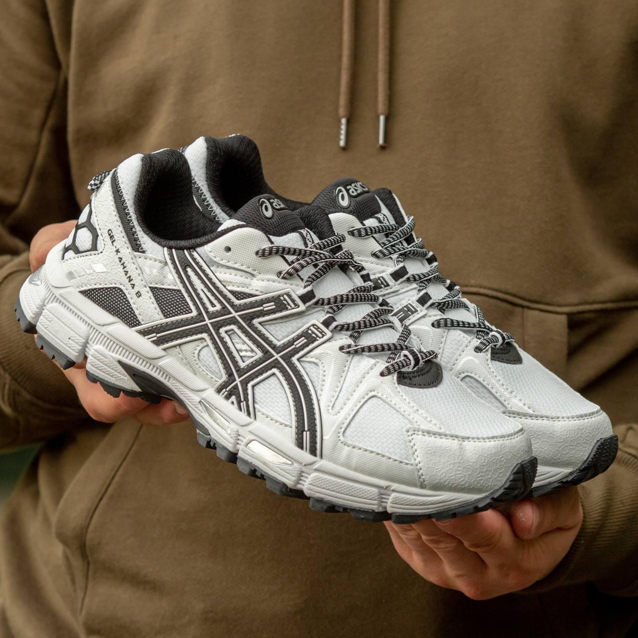 Кросівки жіночі білі Asics Gel Kahana 8 White Black (12868)