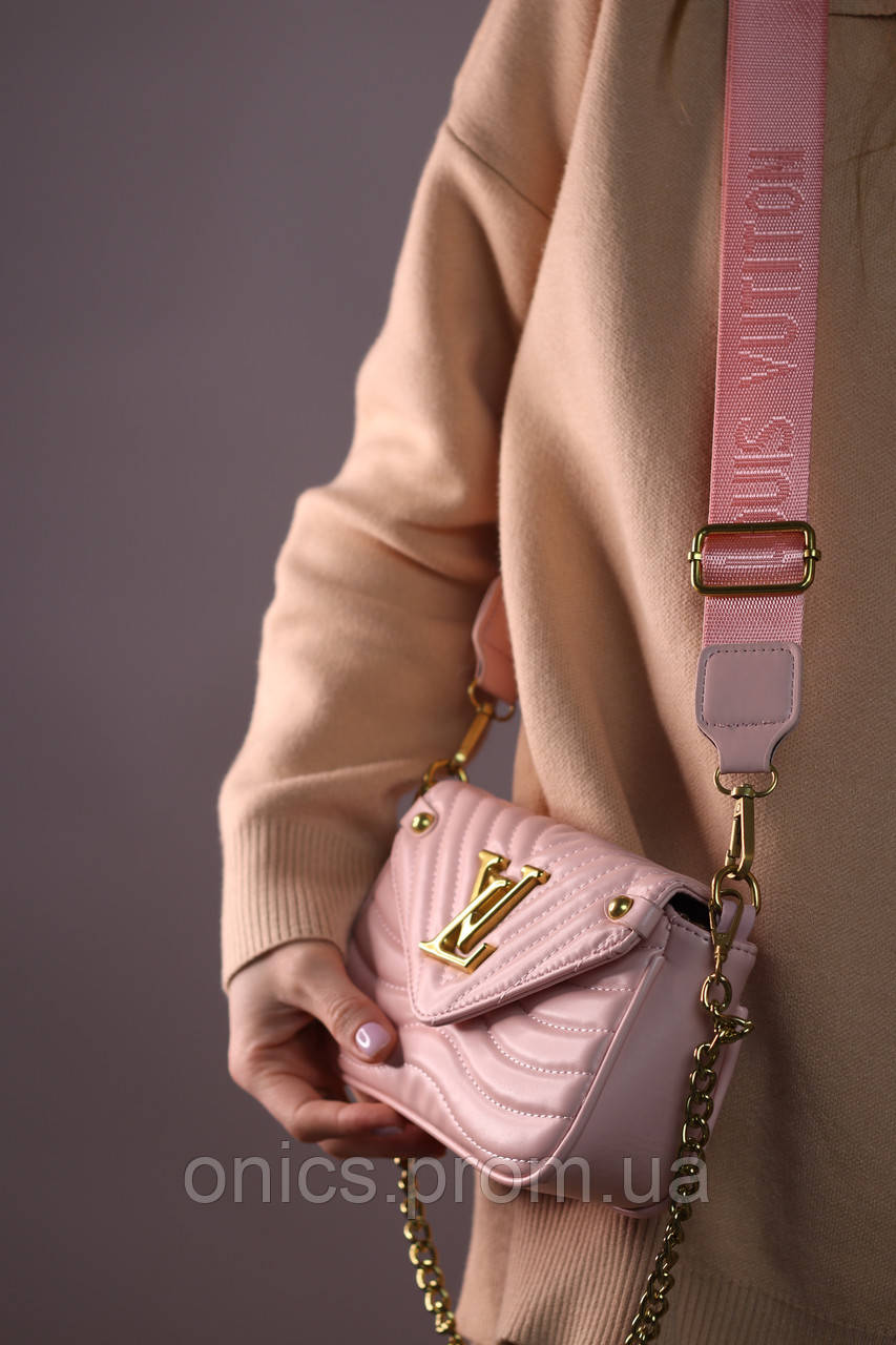 Женская сумка Louis Vuitton multi pochette pink Женская сумка, брендовая сумка Louis Vuitton multi pochette pi - фото 5 - id-p1930975908