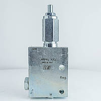 Редукционно-переливной клапан с обратным клапаном прямого действия VRPRL 1/2" 35-180 BAR