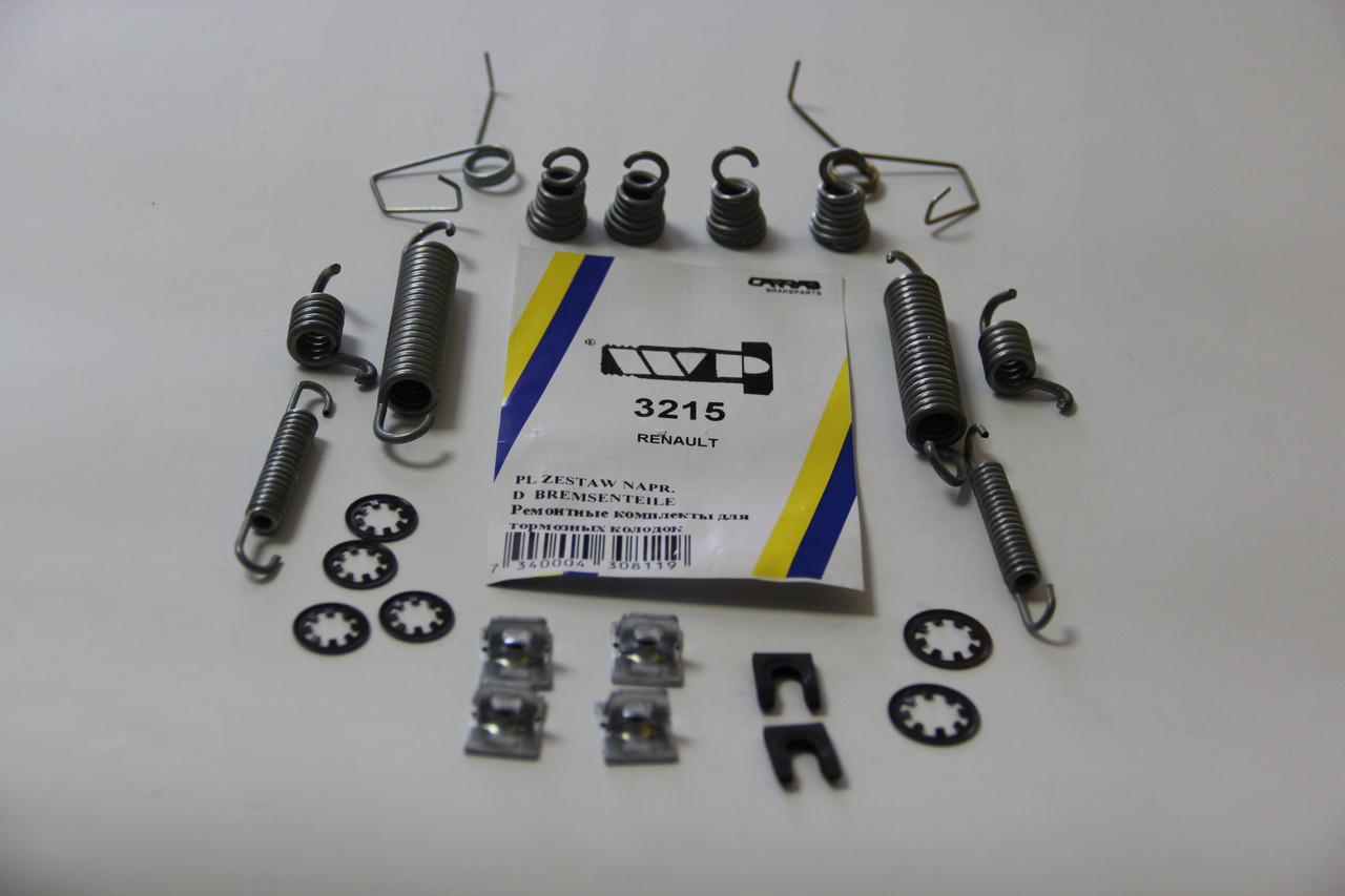 Ремкомплект задніх гальмівних колодок WP (Carrab) 3215 для Renault R21 86-, крос-код за Quick Brake 719, фото 1