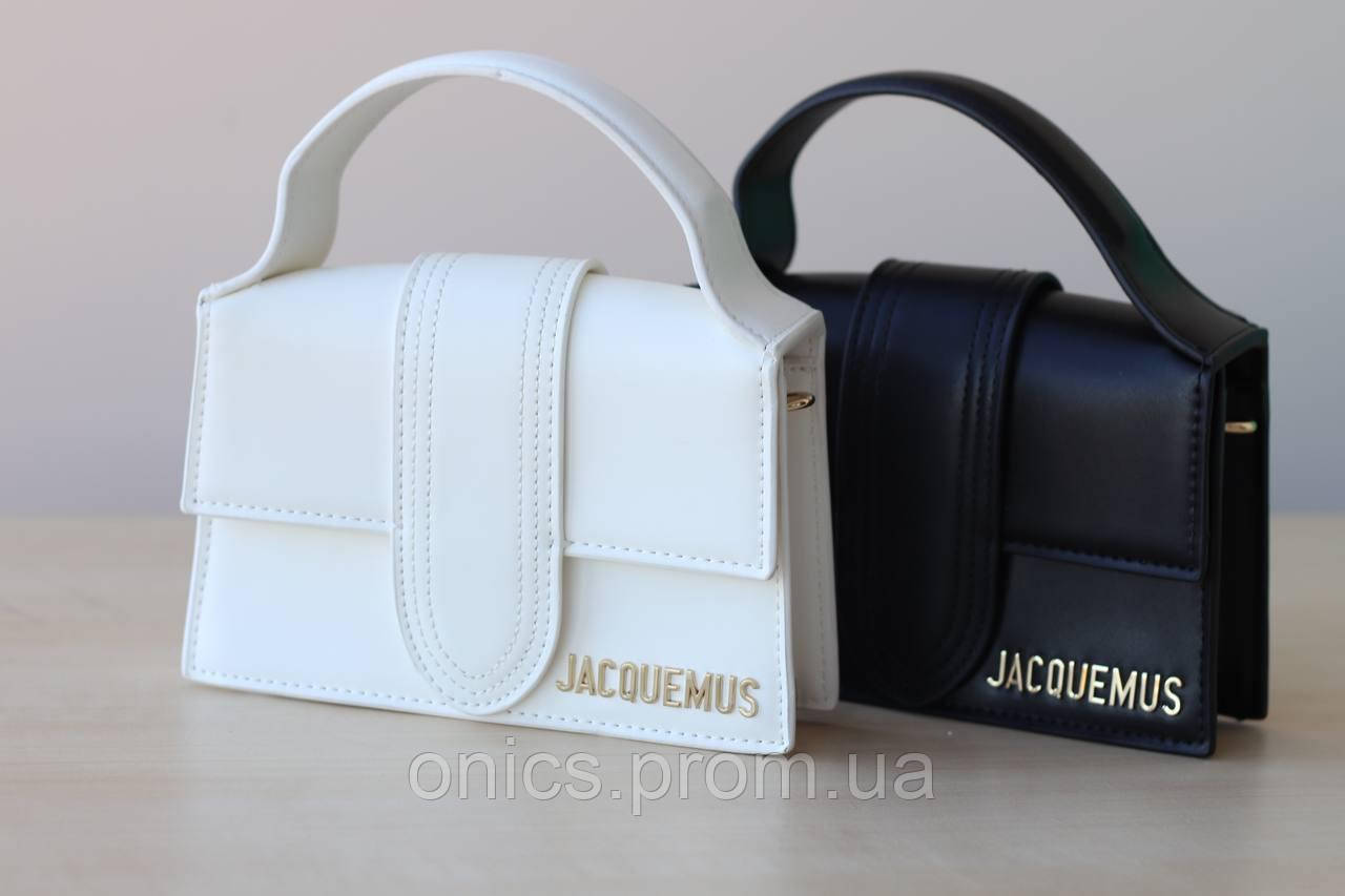 Жіноча сумка Jacquemus white, женская сумка, Жакмюс білого кольору хороша якість - фото 3 - id-p1930975913