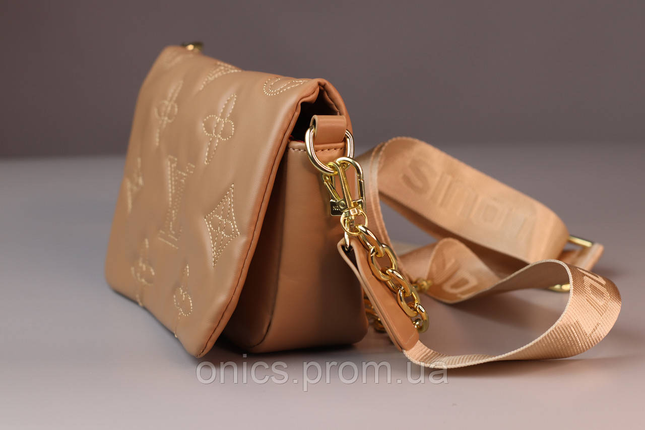 Женская сумка Louis Vuitton beige женская сумка, брендовая сумка Louis Vuitton beige хорошее качество - фото 4 - id-p1930975916