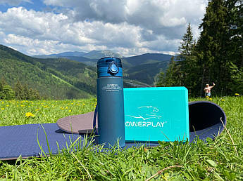 Блок для йоги PowerPlay 4006 Yoga Brick М'ятний