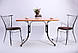 База Алія H 500 хром, пластик сірий, опора для столу бару, кафе, ресторану, дому AMF, фото 3