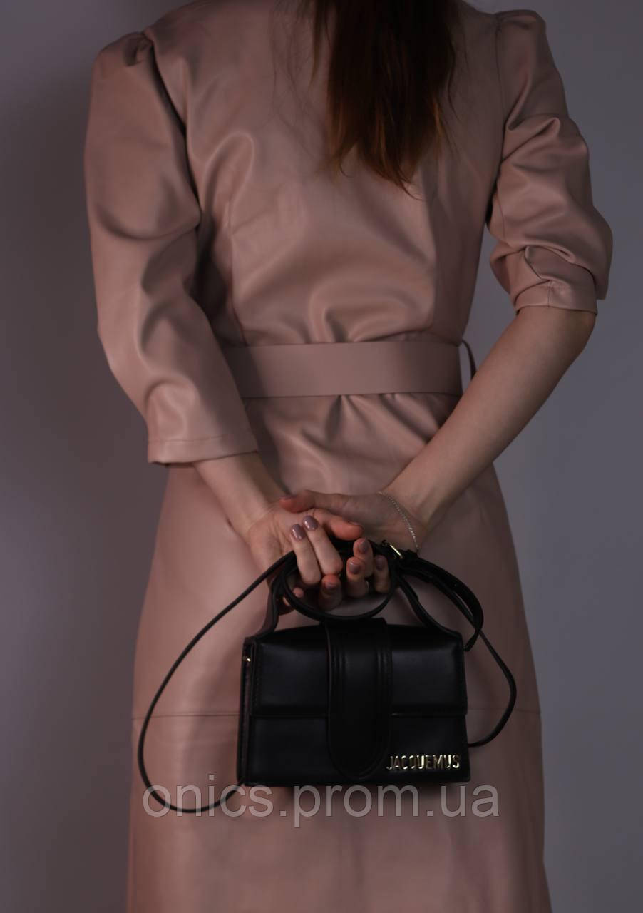 Женская сумка Jacquemus black, женская сумка, Жакмюс черного цвета хорошее качество - фото 1 - id-p1930975923