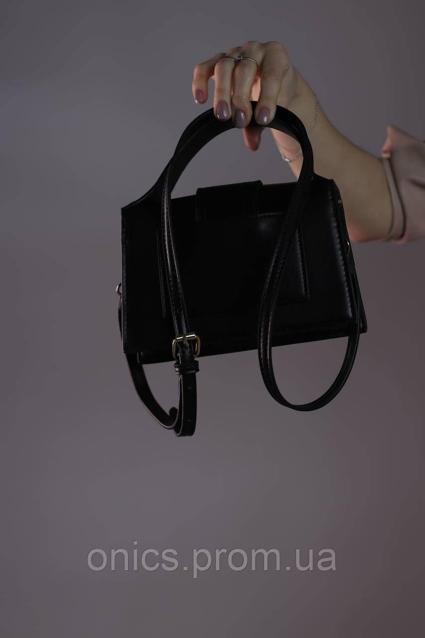 Женская сумка Jacquemus black, женская сумка, Жакмюс черного цвета хорошее качество - фото 4 - id-p1930975923