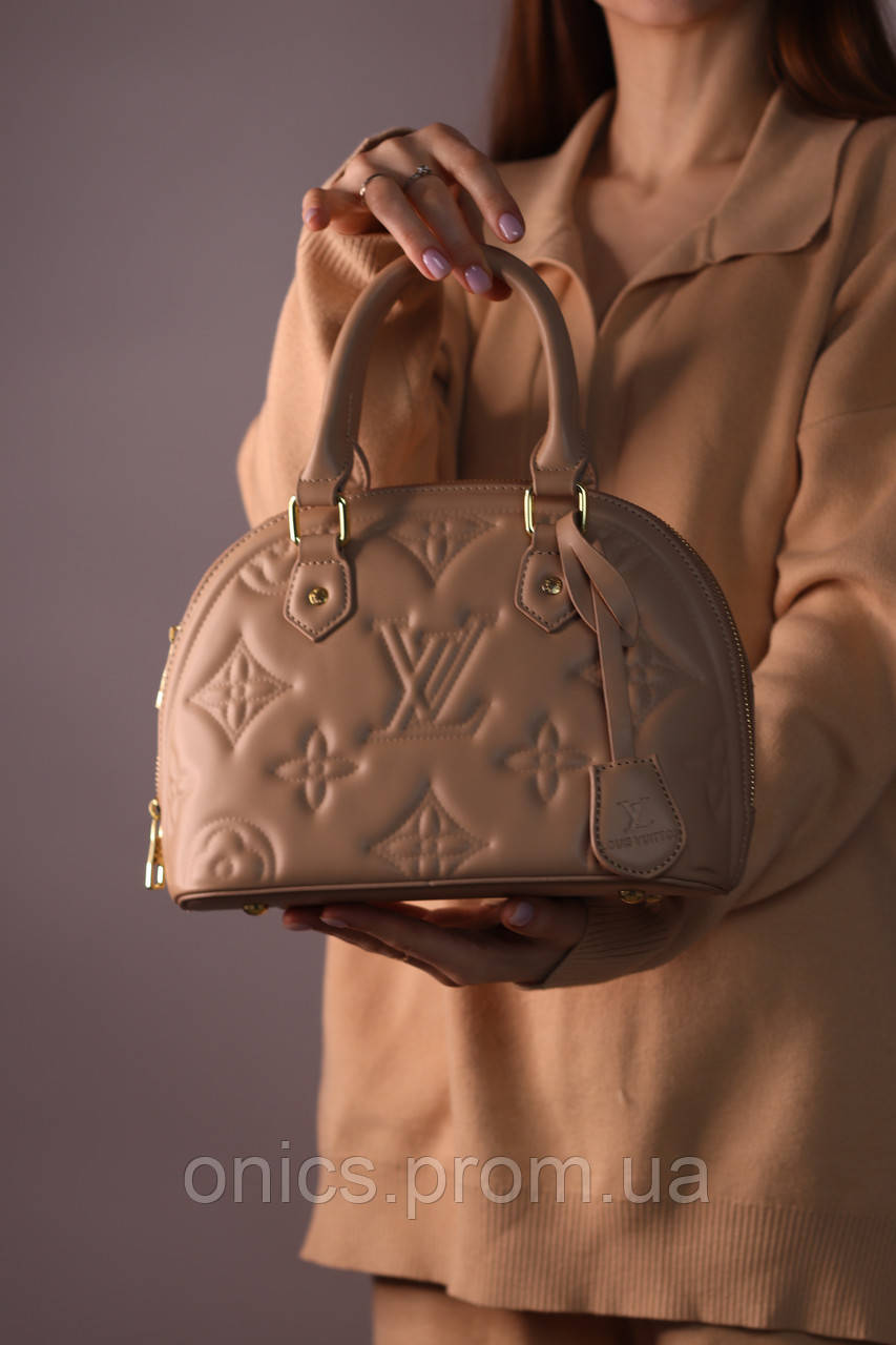 Женская сумка Louis Vuitton Alma beige женская сумка, брендовая сумка Louis Vuitton Alma beige хорошее - фото 4 - id-p1930975924