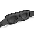 Маска для сну дихаюча Silenta 3D Breath Бордова + Беруші, фото 5