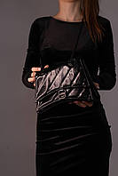 Сумка женская Balenciaga Crush black, женская сумка, Баленсиага черного цвета хорошее качество