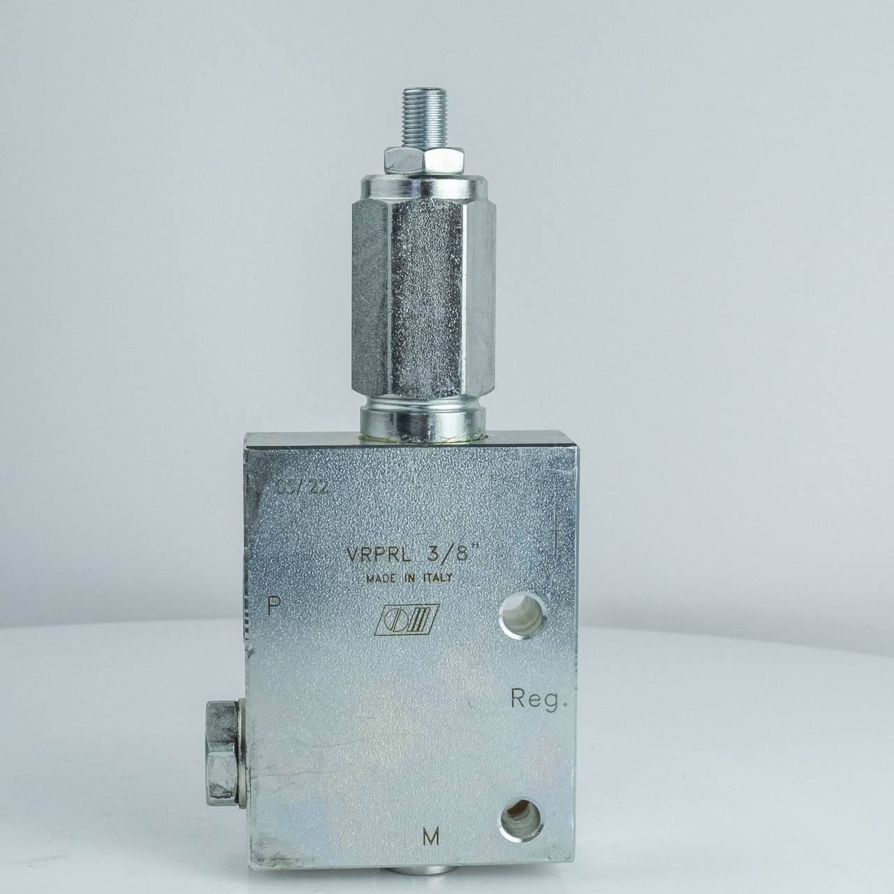 Клапан редукційно-переливний із зворотним клапаном VRPRL 3/8" 35-180 BAR, Oleodinamica Marchesini