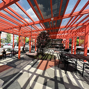 Столи "Серія 5" та дивани двомісні "DIN"