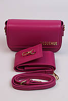 Женская сумка Jacquemus fuxia, женская сумка, Жакмюс цвет фуксия хорошее качество