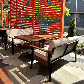 Столи "Серія 5" та дивани двомісні "DIN"