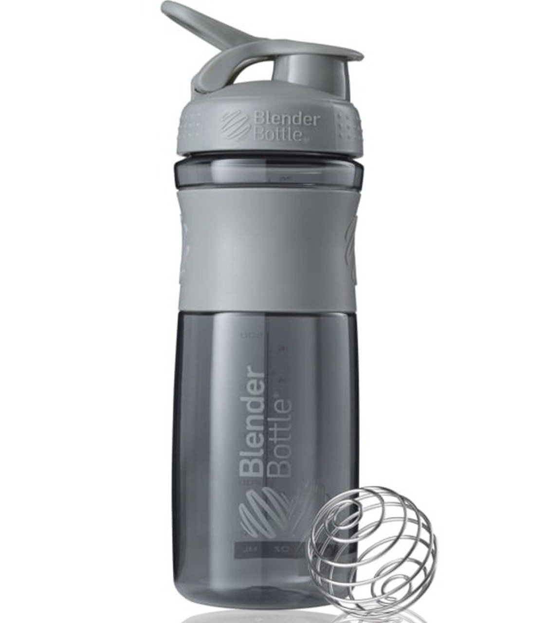 Шейкер спортивний (пляшка) BlenderBottle SportMixer 28oz/820ml Grey (Original) - фото 7 - id-p1930940396