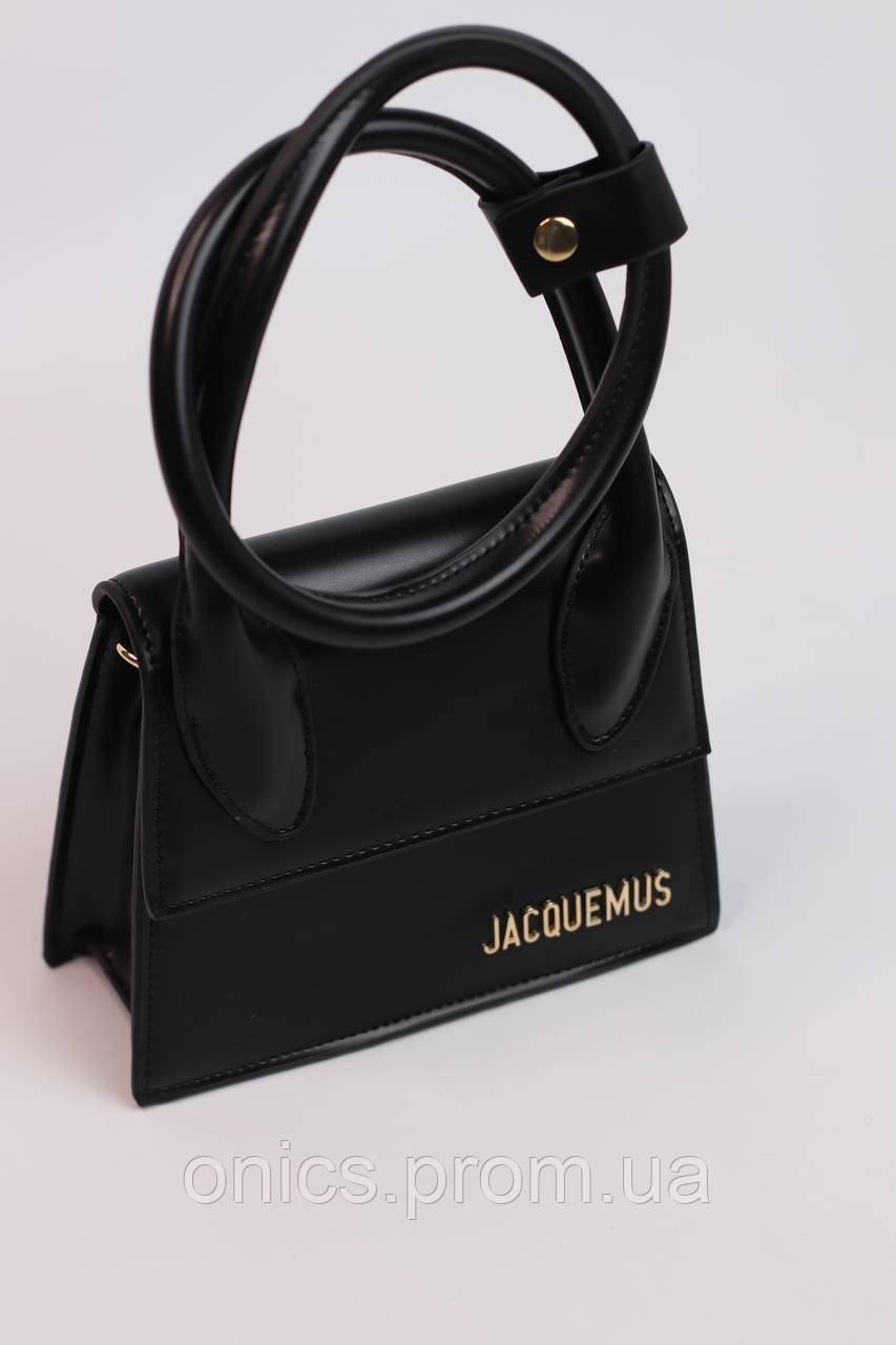 Женская сумка Jacquemus Le Chiquito Noeud black, женская сумка, Жакмюс черного цвета хорошее качество - фото 2 - id-p1930975950