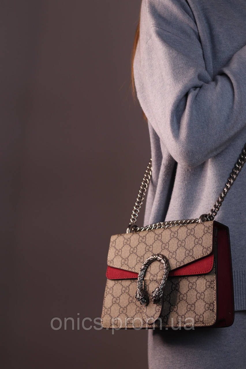 Женская сумка Gucci Dionysus red, женская сумка, брендовая сумка Gucci Dionysus red хорошее качество - фото 1 - id-p1930975968