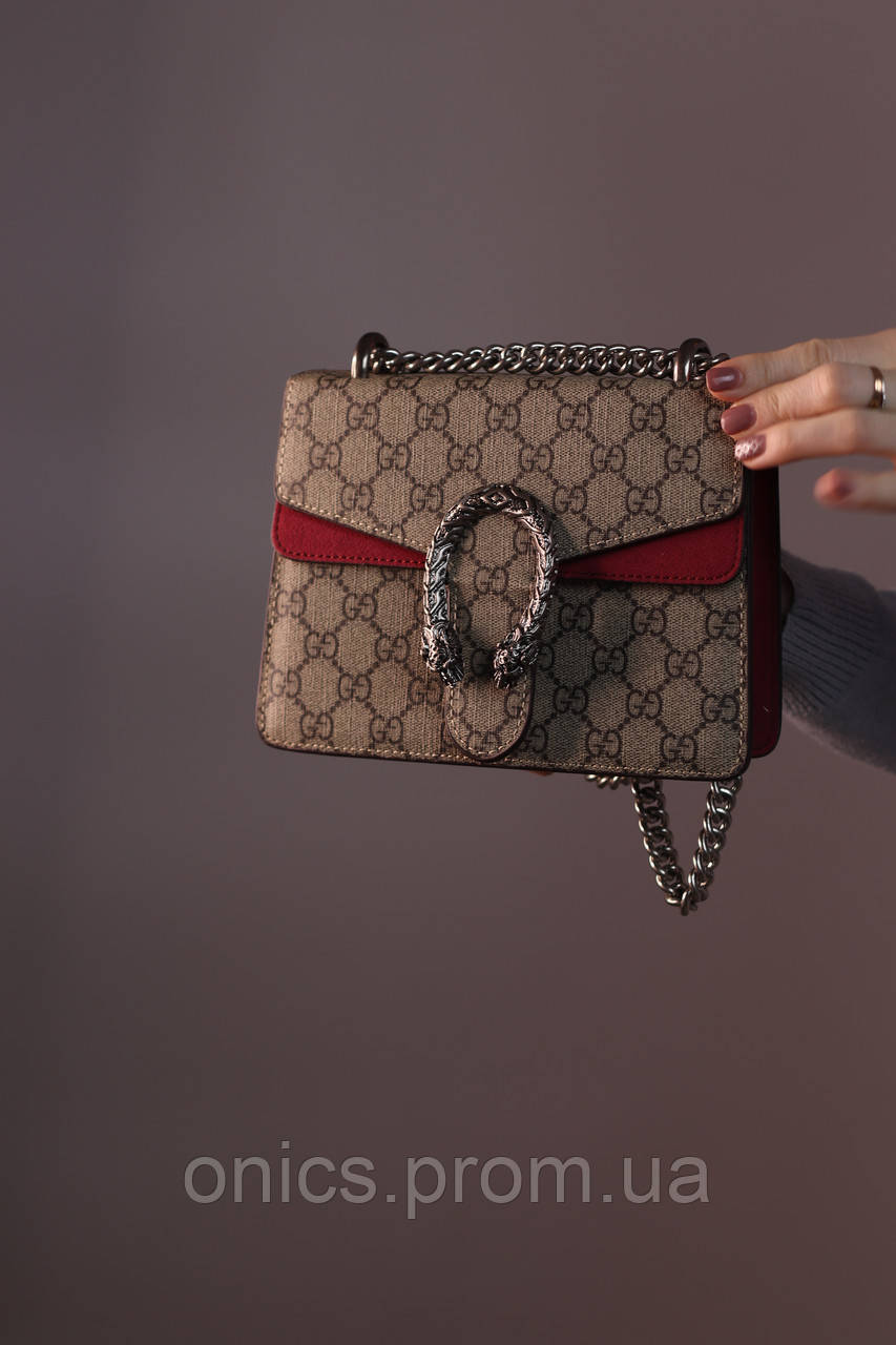 Женская сумка Gucci Dionysus red, женская сумка, брендовая сумка Gucci Dionysus red хорошее качество - фото 3 - id-p1930975968